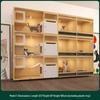 Three-Tier Solid Wood Cat Villa: Display, Boarding, Breeding, Birthing, and Cattery Cabinet.
