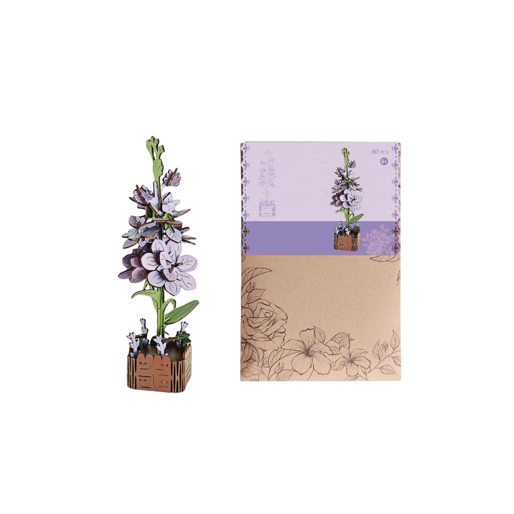 Diy Material Kits For Simulated Roses, Handcrafted Wooden Children'S , 3d Puzzles