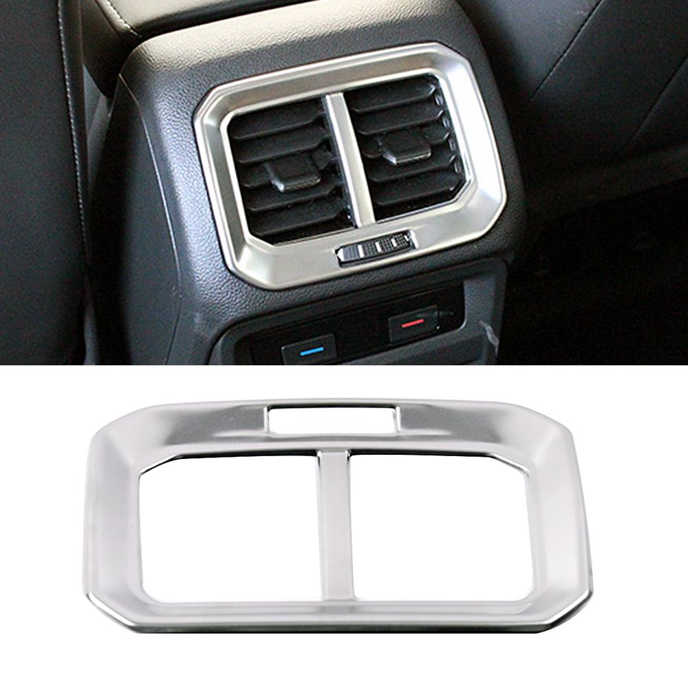 Для Volkswagen VW Tiguan MK2 2017-аксессуары для интерьера из нержавеющей стали, центральная консоль, матовое серебро, украшение