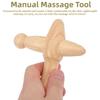 Handheld Wood Massage Roller Wood Trigger Point Massager  Lymphatic Drainage