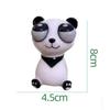Creative Funny Eyeball Burst Squeeze Toy Green Eye Caterpillar Pinch Toys Adult Kids Stress Relief Fidget Toy Panda Doll Toy