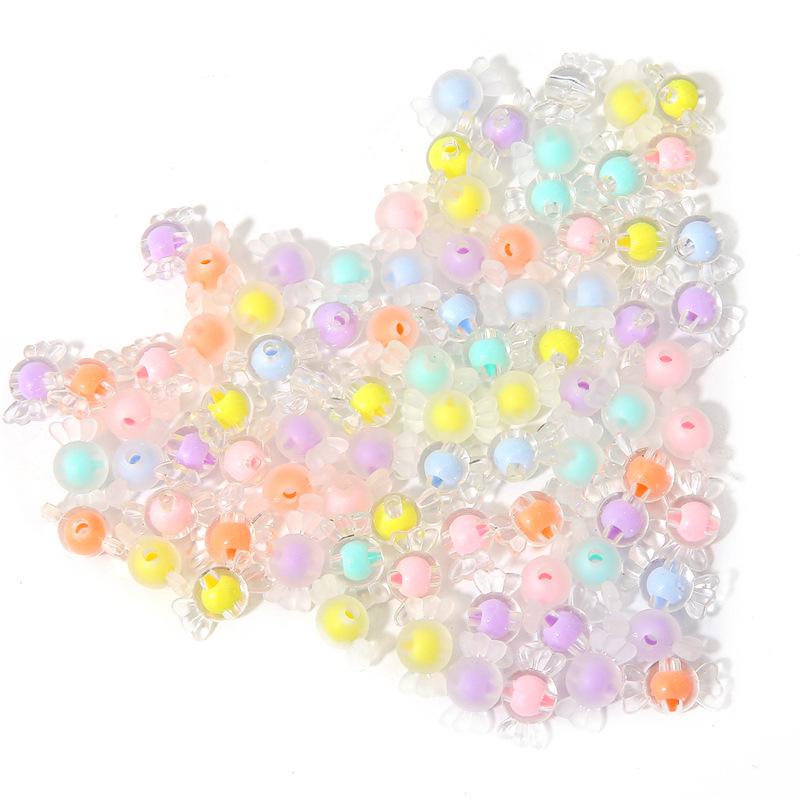 Красочные акриловые конфетные бусины для украшений ручной работы своими руками