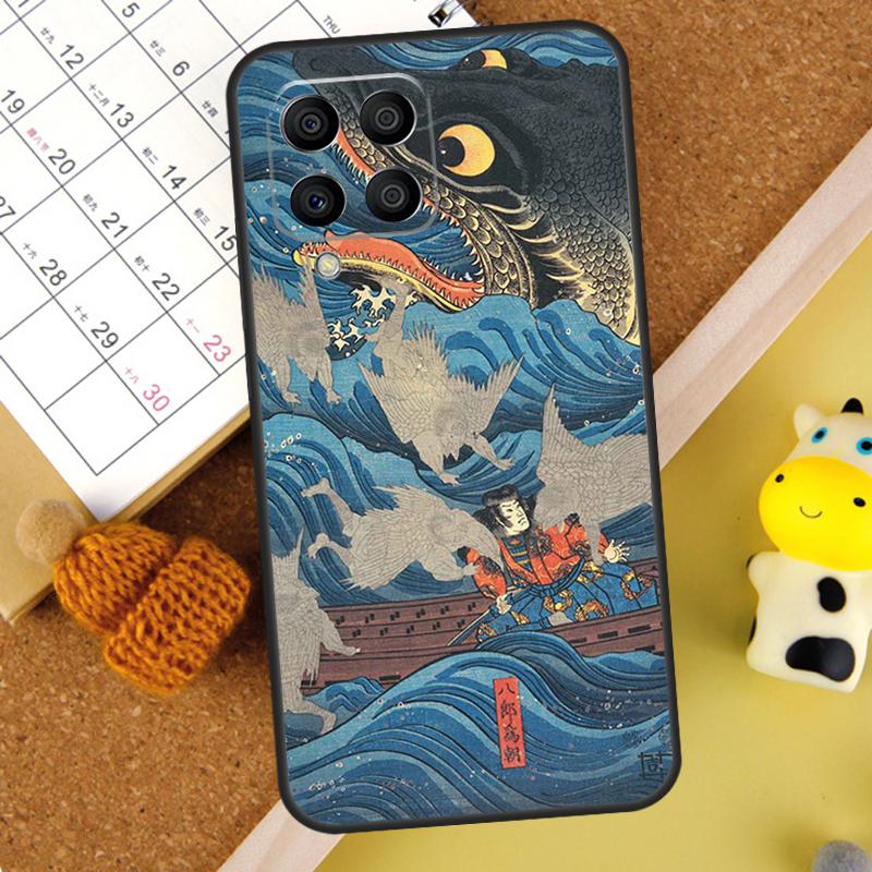 Японский паб Волна Аниме Арт Чехол Для Samsung Galaxy M31 M51 M21 M12 M32 M52 M20 M13 M23 M33 M53 M14 M34 M54 M30s Чехол