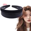 1 шт. Черная пушистая повязка на голову с начесом, женская декоративная заколка для волос, аксессуар, стильная женская заколка для волос с плюшевой отделкой