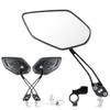 1 Pair Bicycle Rear Bike Handlebar End Mirror MTB Side Safety View Mirror Road Cycling Flexible Rearvi