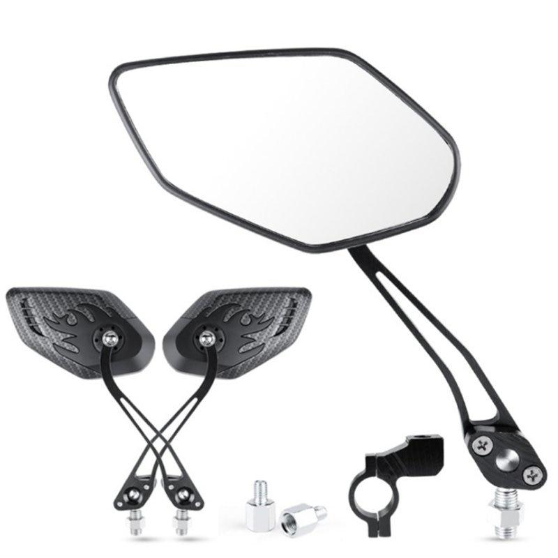 1 Pair Bicycle Rear Bike Handlebar End Mirror MTB Side Safety View Mirror Road Cycling Flexible Rearvi