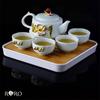 RRO Orchid Love Chinese Tea Set