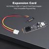 M2 PCIE NVME To TYPE E Expansion Card Riser ASM3242 Chipset M2 M Key PCIe To USB3.2 Front Panel Expansion Card for Desktop