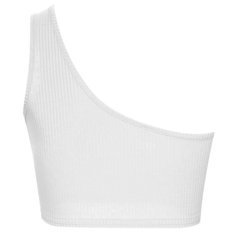 Спортивный топ- бра, на одно плечо