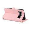 For Google Pixel 7 Pro 5G Stand Case Cross Texture PU Leather Wallet Phone Cover with Shoulder Strap/Makeup Mirror