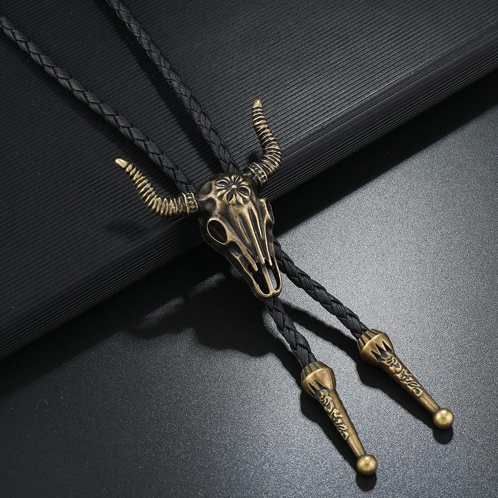 Bullhead Neck Chain Retro Fashion Necklace