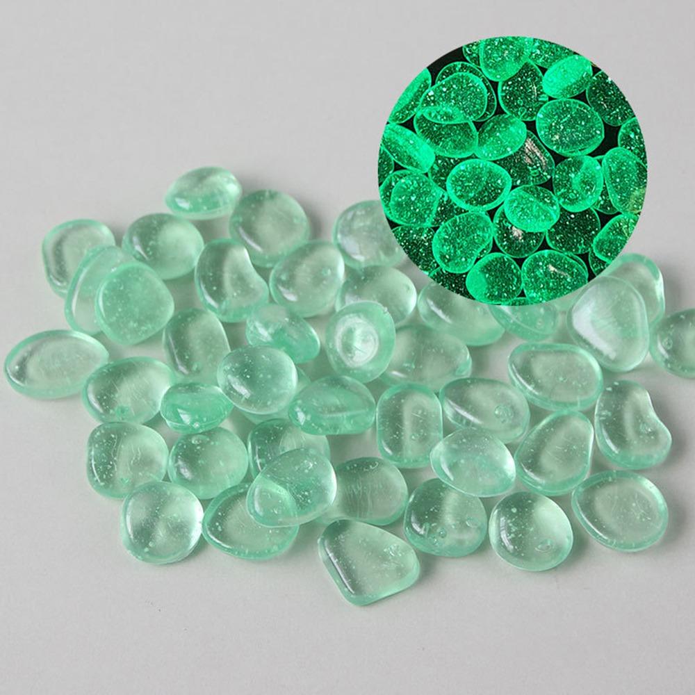 Glow In the Dark Colorful Luminous Stone Long-lasting Garden Paving Fluorescent-Stone  for Aquatic
