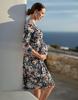 Casual Dress Maternity Dress KEEVA Animal Print [Serafin] Women's