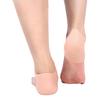 2PCS Silicone Moisturizing Gel Heel Pain Protective Socks Dry Foot Sleeves Air Holes Flesh