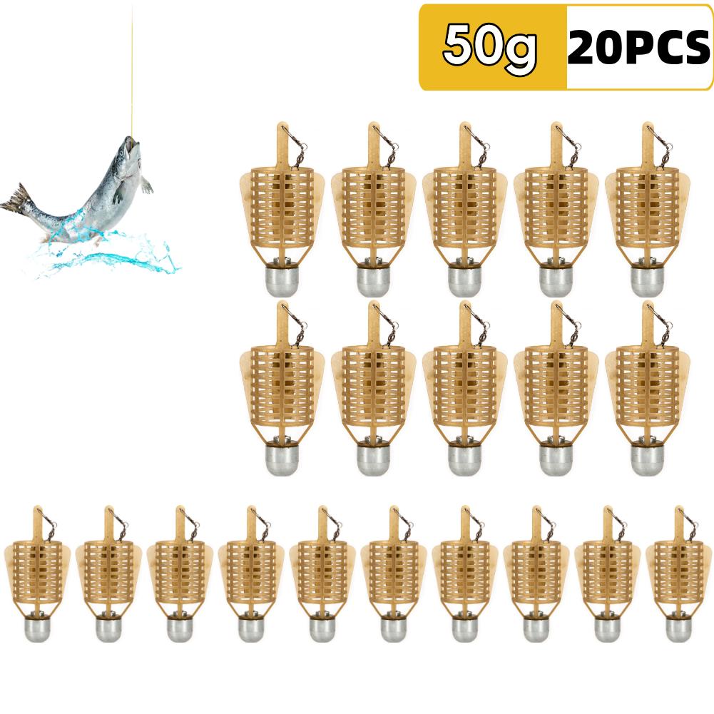 5/10/20 шт. Рыболовная кормушка, клетка для прикормки, рыболовная приманка, крючки с железной головкой, компоненты корзины-кормушки, клетка для прикормки для карпа, рыболовная деталь