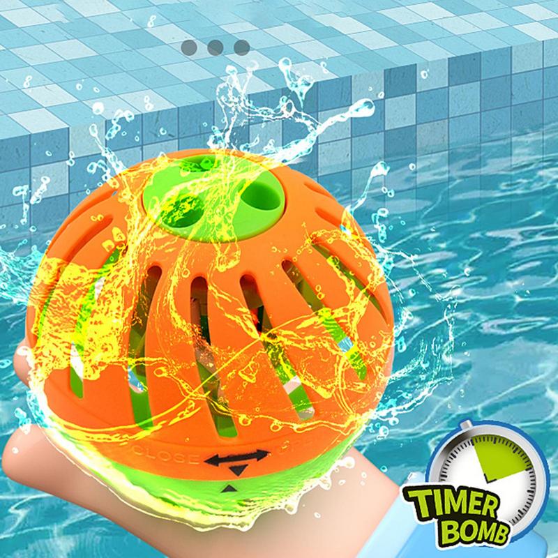 Water Bombs Toys Reusable Water Balloons With Timer Function Water Toys For Swimming Pool And Party Water Fight Water Game Toys