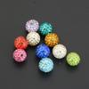3-5mm 14G/16G Wrapped Crystal Mud Ball Lip Stud Jewelry Accessories