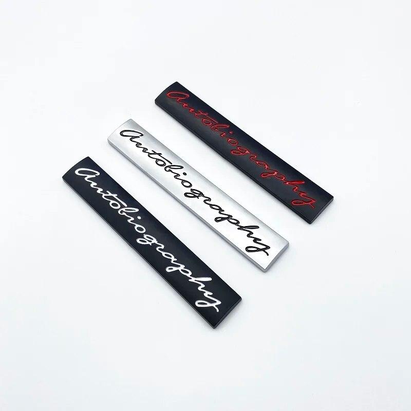 3D ABS буквы автобиография багажник издание эмблема для Land Rover автомобиль боковой значок логотип наклейка хром серебристый черный красный