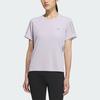 Adidas Own The Run Comfortable Soft Quick-Dry Moisture-Wicking Cool Sports Striped Short Sleeve T-Shirt Women Tops JZ2202