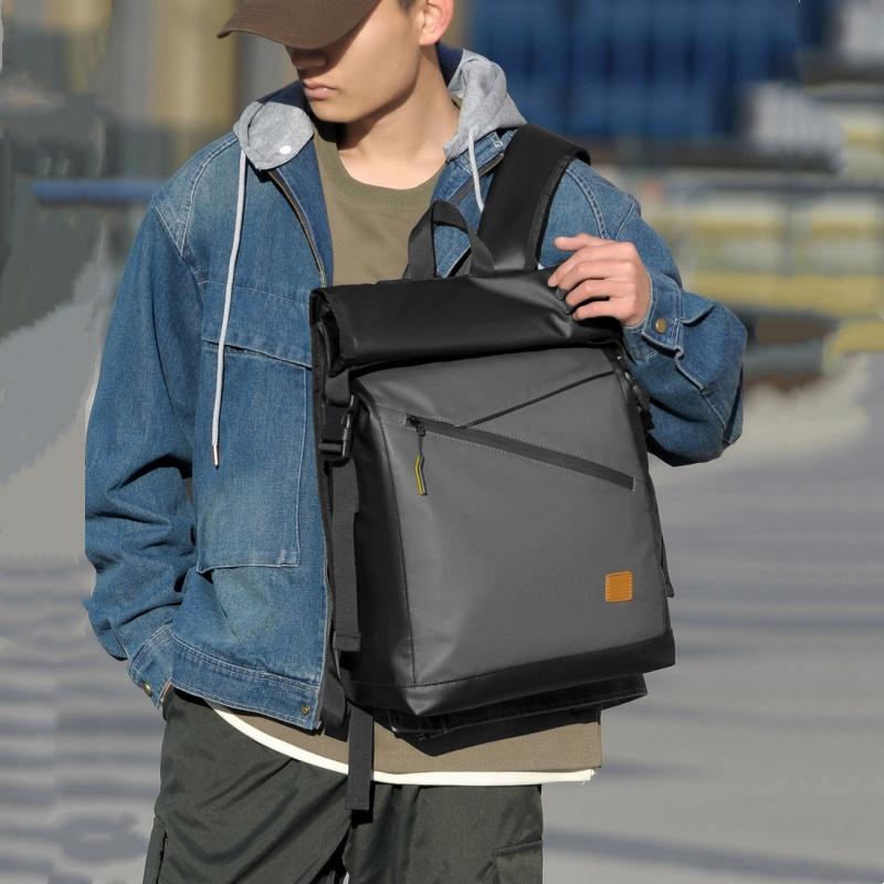 WEIXIER Весна Новая Мода Мужские Деловые Рюкзаки PU Водонепроницаемый Износостойкий Большой Вместимости Рюкзак Верхний Расширяемый Дорожная Сумка для Компьютера для Мужчин