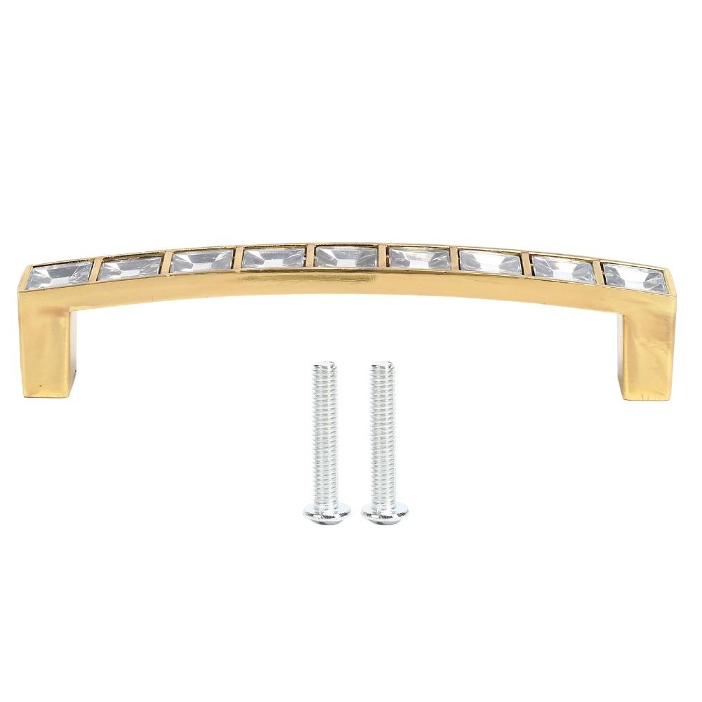 Easy Install Crystal Cabinet Handles Gold Glass Drawer Pulls Modern Rhinestone Cabinet Pulls Door