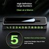 BLALION Dual Number Car Phone Temporary Parking Card Luminous Car Number Plate Hidden Parking Sign Car Park Stop for Car Styling