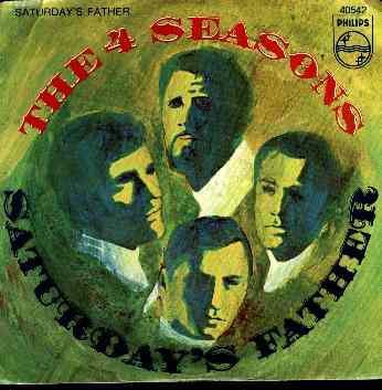 7inch Record FOUR SEASONS Saturdays Father GoodBye Girl 141931 Philips 1968 US Rock Used