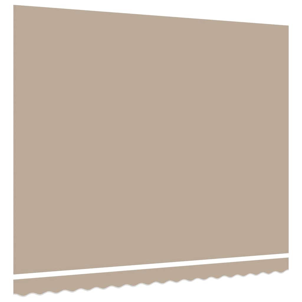 Replacement Canopy Fabric Beige 4 x 3 m Polyester