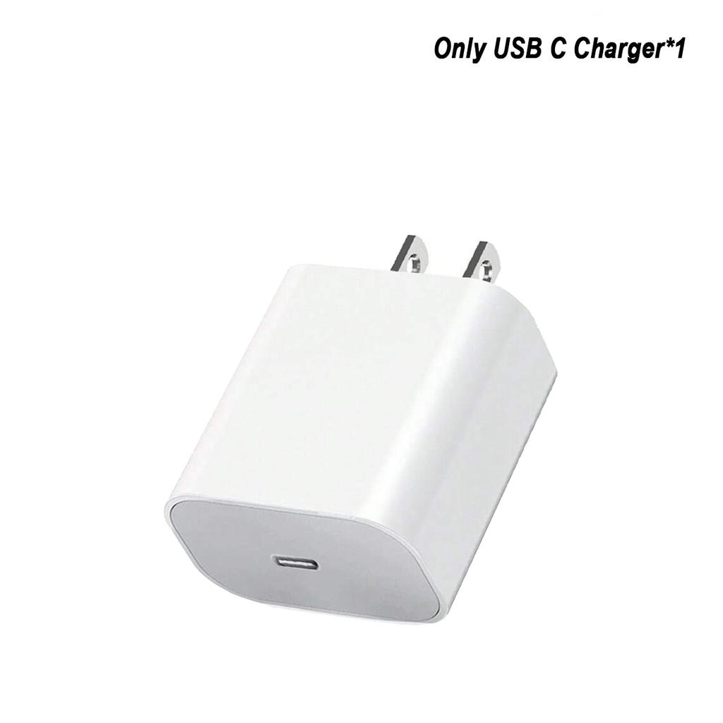 PD 20W быстрое зарядное устройство комплект USB C порт настенная зарядка 6.6FT кабель Type C на Type C для iPhone 16 15 Pro Max Plus Samsung Xiaomi ipad