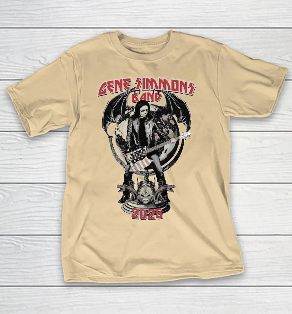 Gene Simmons Extends 2025 Tour Across North America Sand Shirt S-5XL HT240