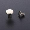 10sets Shoes DIY Decoration Nail Garment Leather Craft Nail Rivets Cloth Button Screw Brass