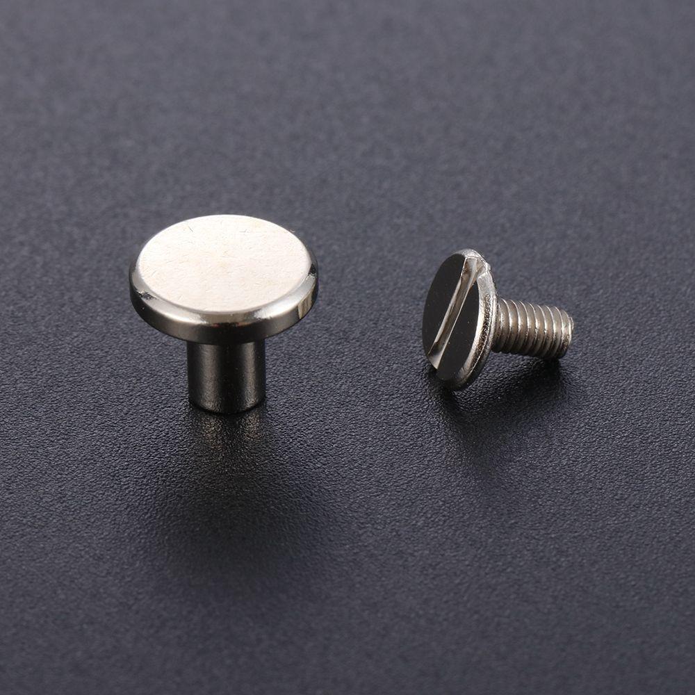 10sets Shoes DIY Decoration Nail Garment Leather Craft Nail Rivets Cloth Button Screw Brass