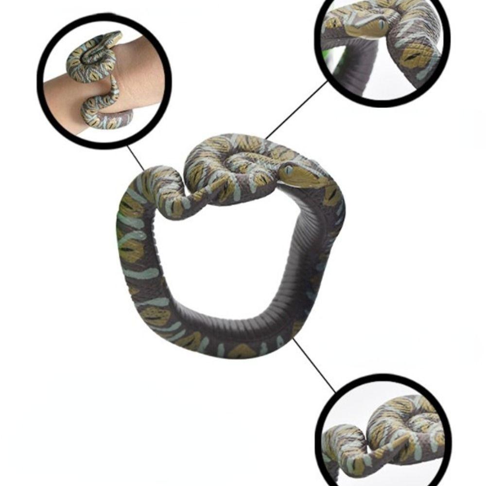 Fun Prank Cobra Python Gift For Friends Snake Tricky Toys Simulation Snake Simulation Animal Model