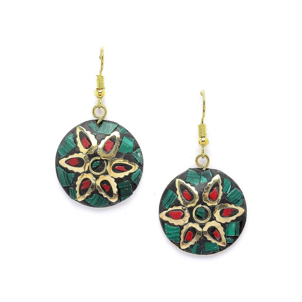 Shining Diva Fashion Последний стильный традиционный тибетский кулон Ожерелье Ювелирный набор для женщин