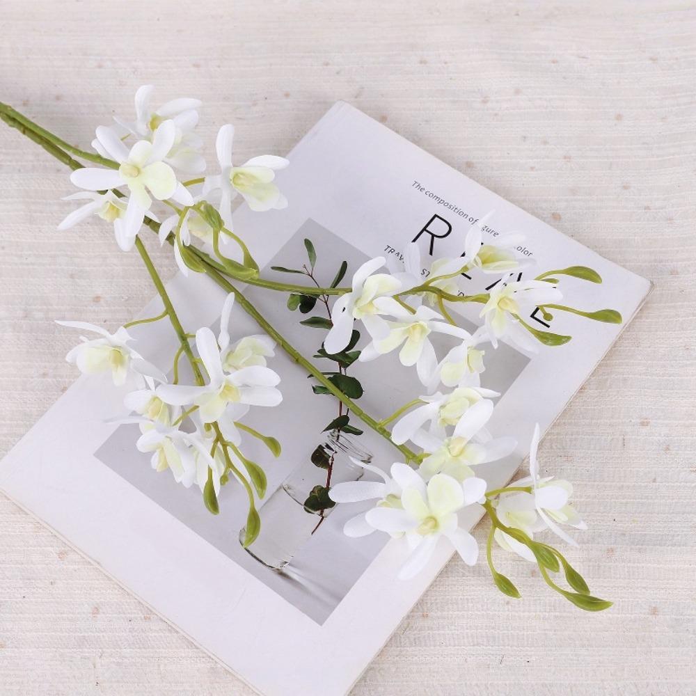 Real Touch Simulation Mini Orchid Small Butterfly Orchid Faux Mini Phalaenopsis Gift