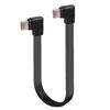 45 Вт 90-градусный изгиб USB Type-C Кабель Type-C на USB Type-C Штекер Быстрая зарядка Дата-кабель для Ноутбука ПК Телефона Ноутбука
