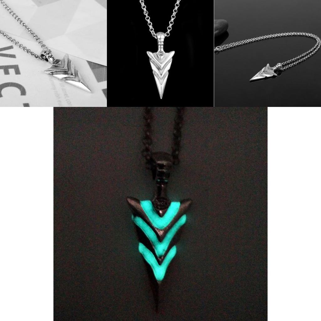 Arrow Luminous Necklace With Alloy Animal Pendant Necklace For Gift And Collectors
