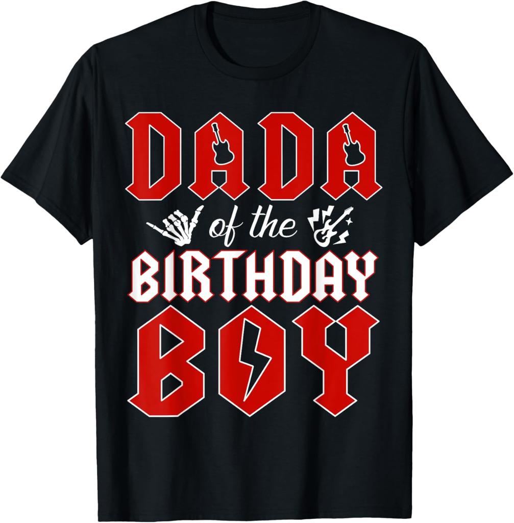 Birthday Rock Family Party Decor Womens T-Shirt Comfortable Womens T-shirt Comfortable
