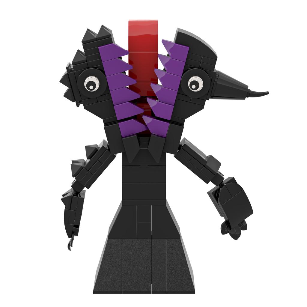 Forbidden Monster Garden Action Figure Building Blocks Kit Silent Steve Chef Pig Pig Snake Pig Building Blocks Children's Toys Adult Gifts