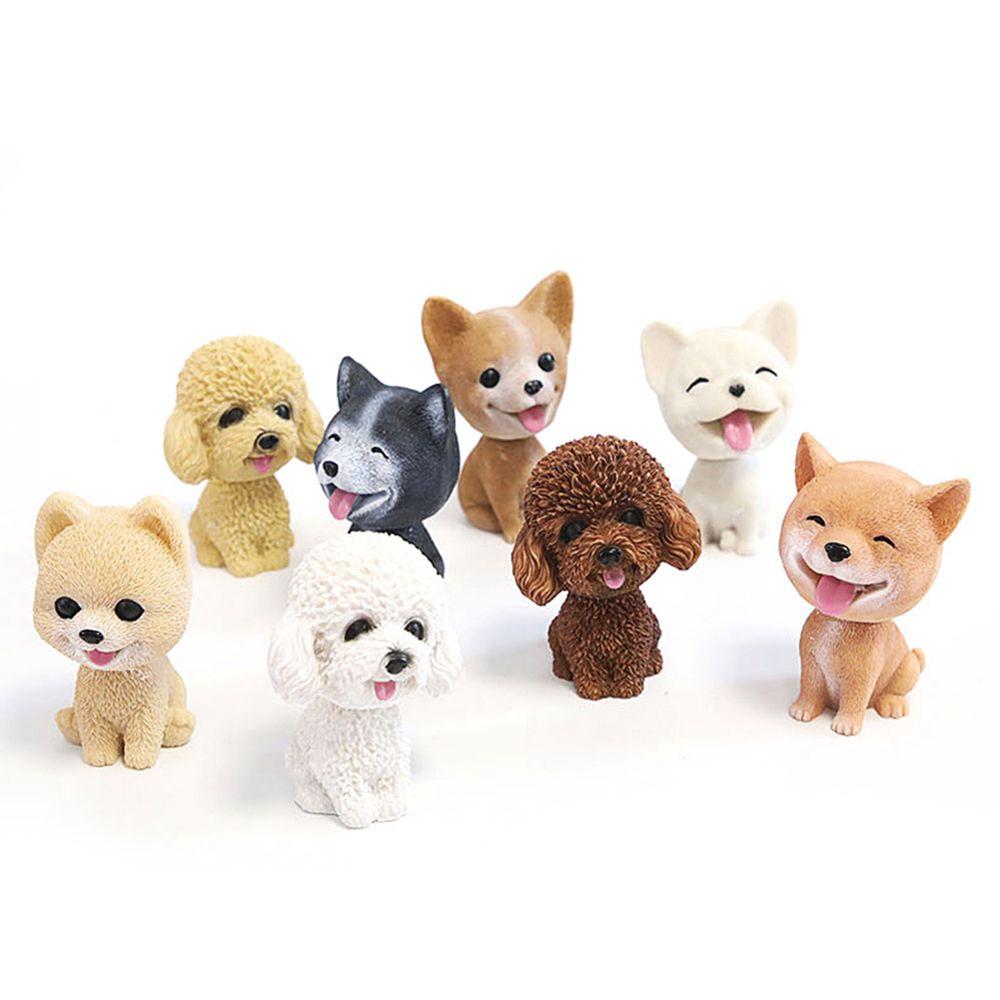 Decoration Wobble Head Dolls Gift Bobblehead Dog Car Ornaments Shaking Head Dog Nodding Puppy Toys