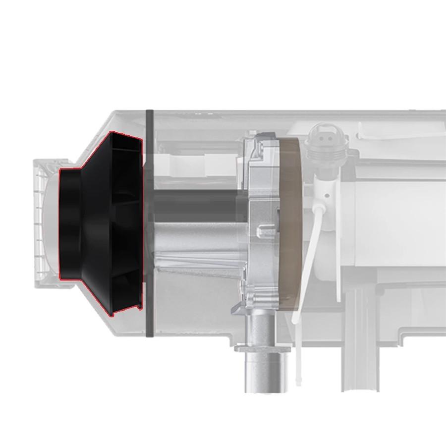 12V 24V 5000W Diesel Parking Heater Blower Motor Combustion Air Intake Fan PVC