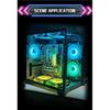 Вентилятор для корпуса ПК Prism 4 PRO ARGB 120 мм, 4-контактный PWM, Вентиляторы охлаждения CPU 3-контактный 12 В RGB