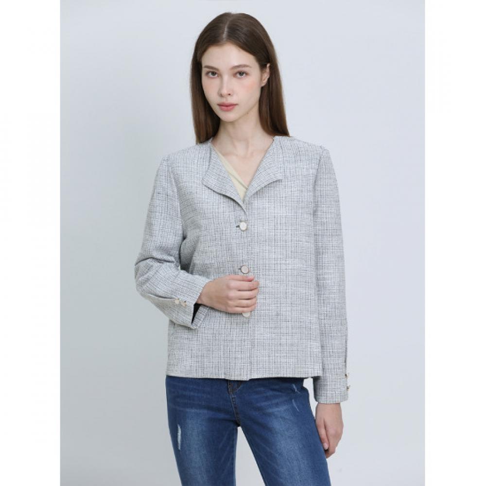 Ozoc Puff Tweed Jacket