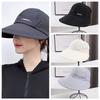 Быстросохнущая женская шляпа от солнца с защитой от ультрафиолета, пустая шляпа, тонкая солнцезащитная бейсболка для улицы