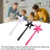 3Pcs Pink Black White Wand Shakers Pentagram Shape Seasonings Dispenser  Dinner Party