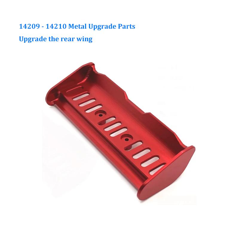 14210 14209 Mjx  Rc Car Hyper Go 1/14 Upgrade Parts Metal Steering Front and For Cup Rear Wheel Seat CNC Aluminum Accessories