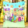 Numberblocks Theme Printed Blanket,Perfect for Couch, Bed, Travel & Outdoor Use | Machine Washable, Cozy & Durable.