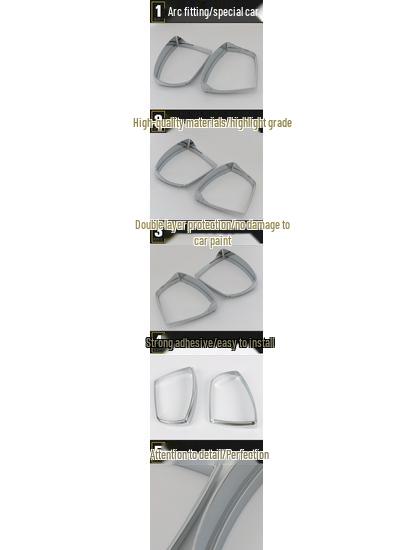 Yibo Защита от дождя для зеркала заднего вида и светоотражающая декоративная накладка для 13 моделей