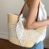 Летняя Пляжная Соломенная Сумка Женская Новая Модная Сумка Через Плечо Сумка-Тоут Плетеная Соломенная Сумка Для Женщин
