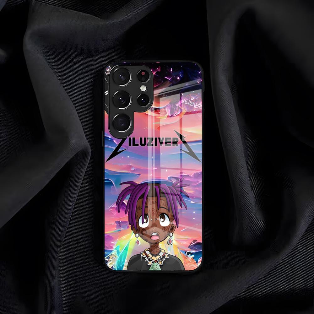 Чехол для телефона с изображением рэпера Lil Uzi V-Vert для Samsung S26 S25 Edge S24 S23 S22 S21 S20 Ultra Plus FE Стеклянная крышка